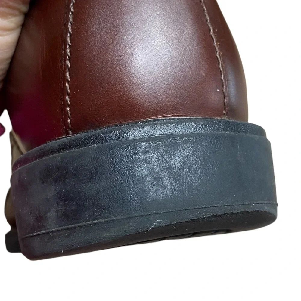 Dockers Brown Leather Lace Up Oxford Dress Shoes Size 8.5
